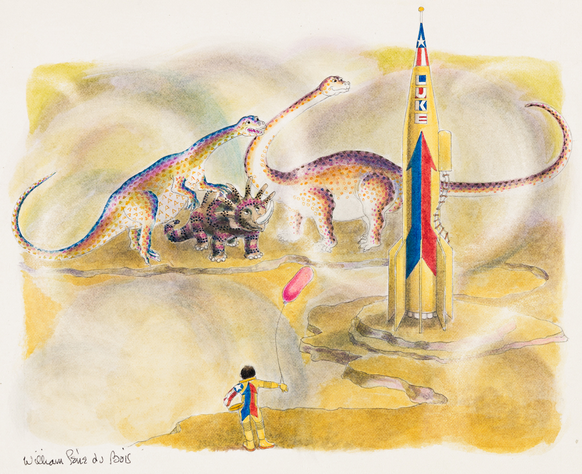 WILLIAM PÈNE DU BOIS (1916-1993) Luke with Dinosaurs. [CHILDRENS]